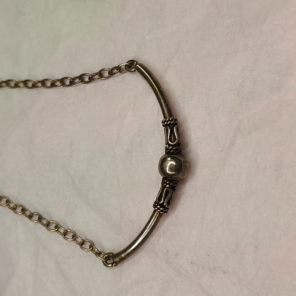 Rare vintage Sterling 90's style anklet 9" - Picture 5 of 5